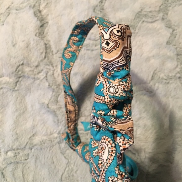 Vera Bradley Totally Turquoise small purse - Picture 4 of 11